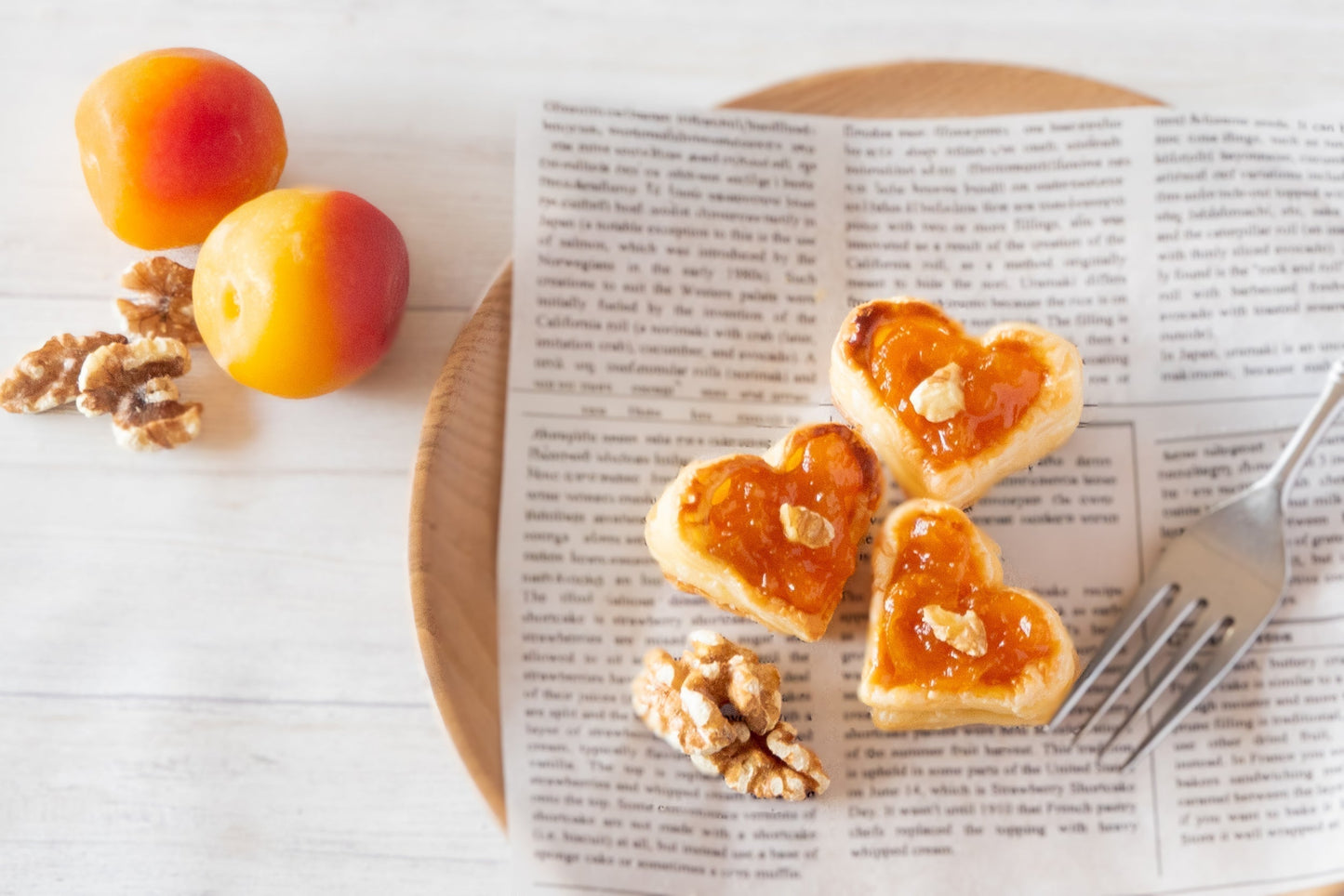 冬にほっこり♪「サクサクくるみ梅パイ」