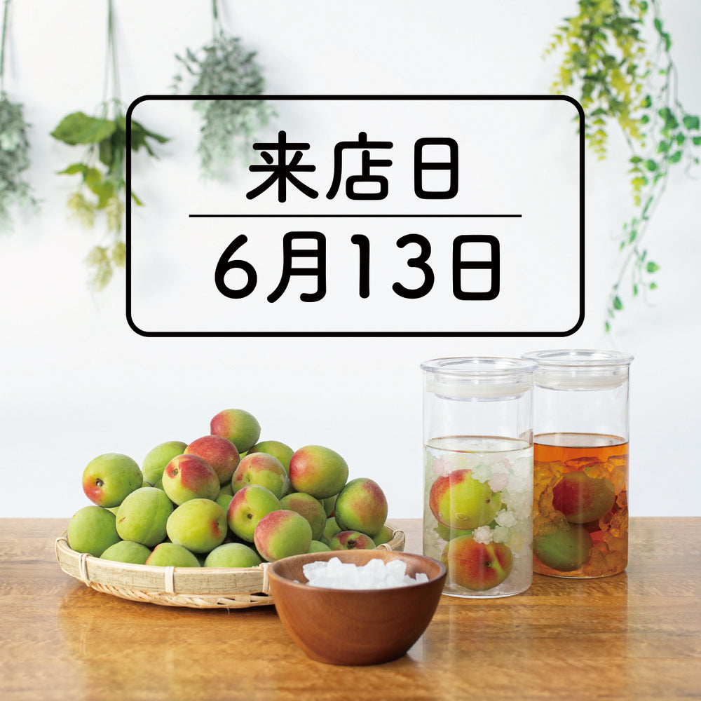 6月13日(金)受取　蝶矢 “旬の” 梅酒キット