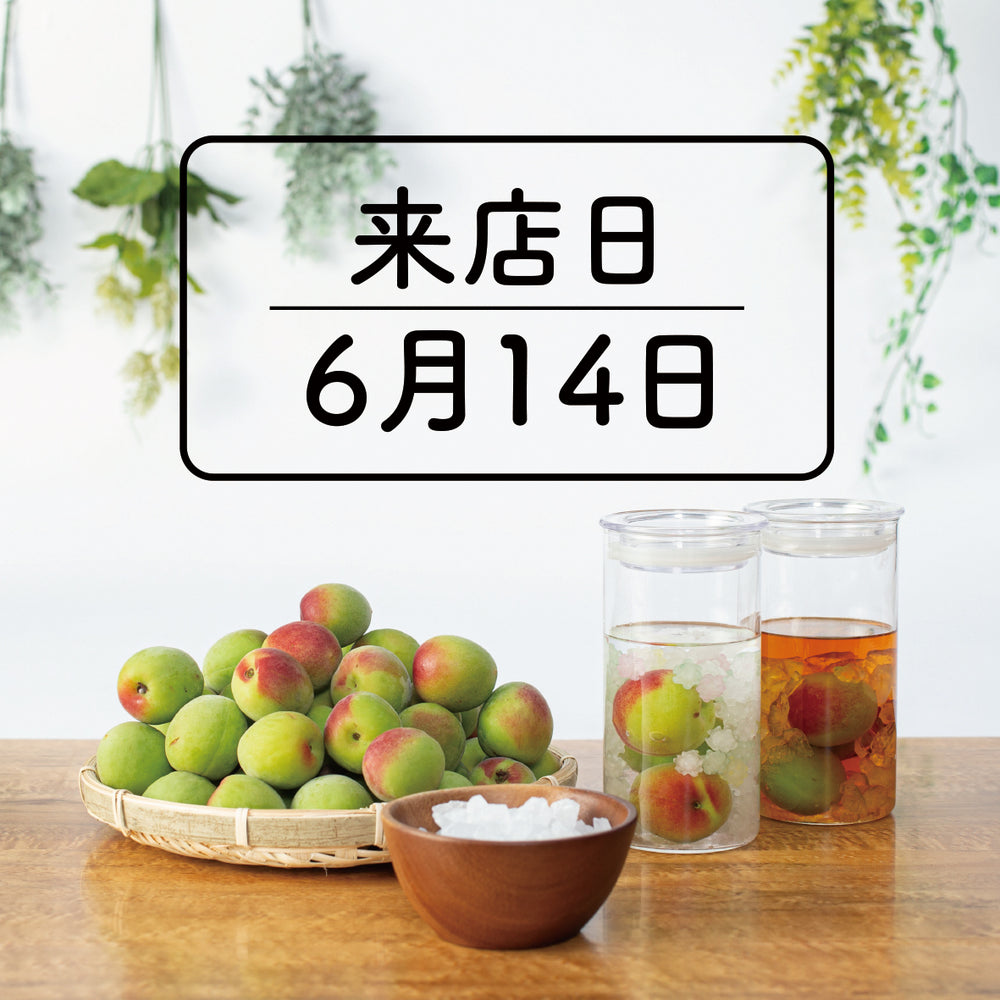 6月14日(土)受取　蝶矢 “旬の” 梅酒キット